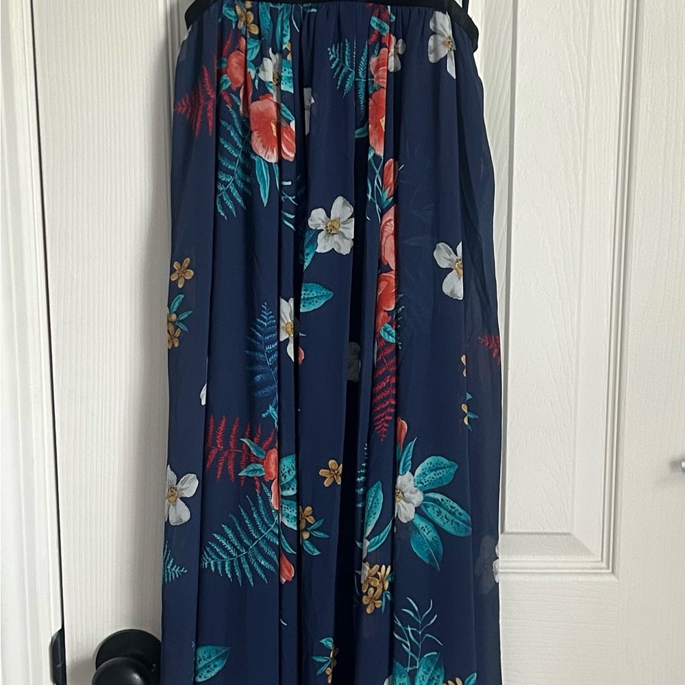 Express floral maxi dress small
